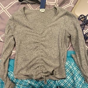 Garage Long Sleeve Tie Shirt